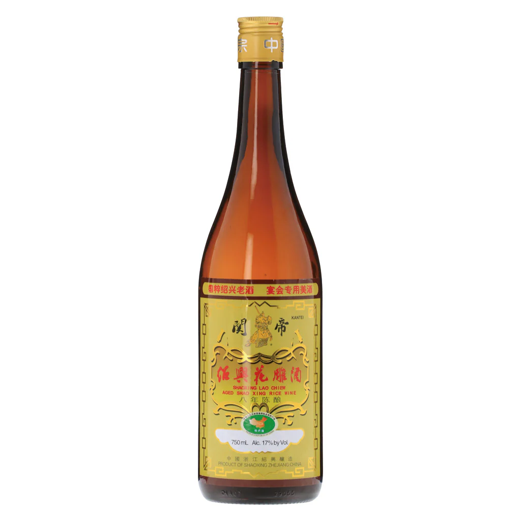 関帝 陳年八年 花彫酒